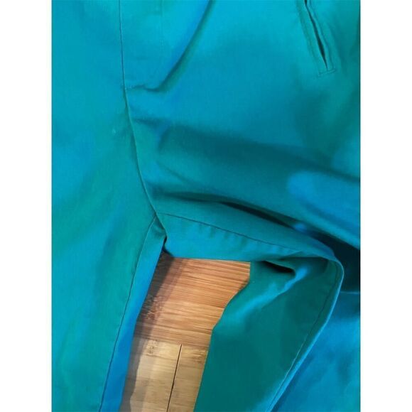 Zac & Rachel Women's Green Dress Pants Size 12 Stretchy Fabric Two Front Pockets - Picture 3 of 9